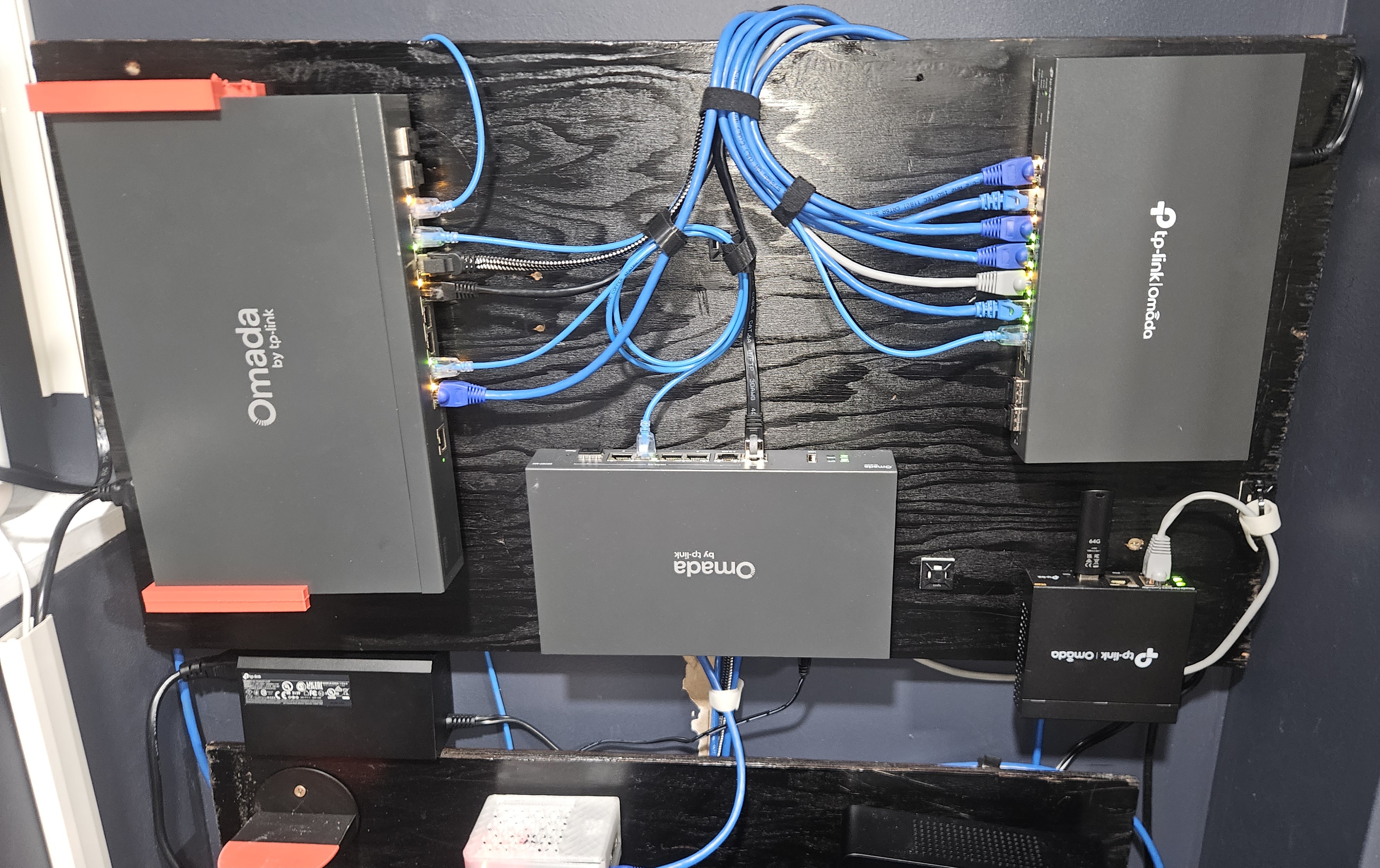 Home lab network wall